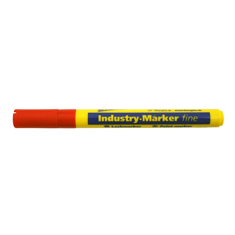 Industri Marker  -  Mm Rød Rund Spids  Model 0914