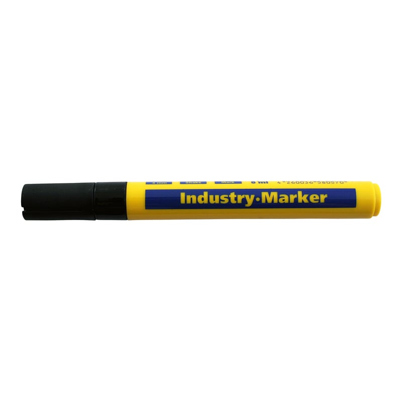 Industri Marker     Mm Sort Rund Spids  Model 0563