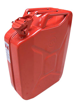 Jerry Can 20 Liter Metal Rød
