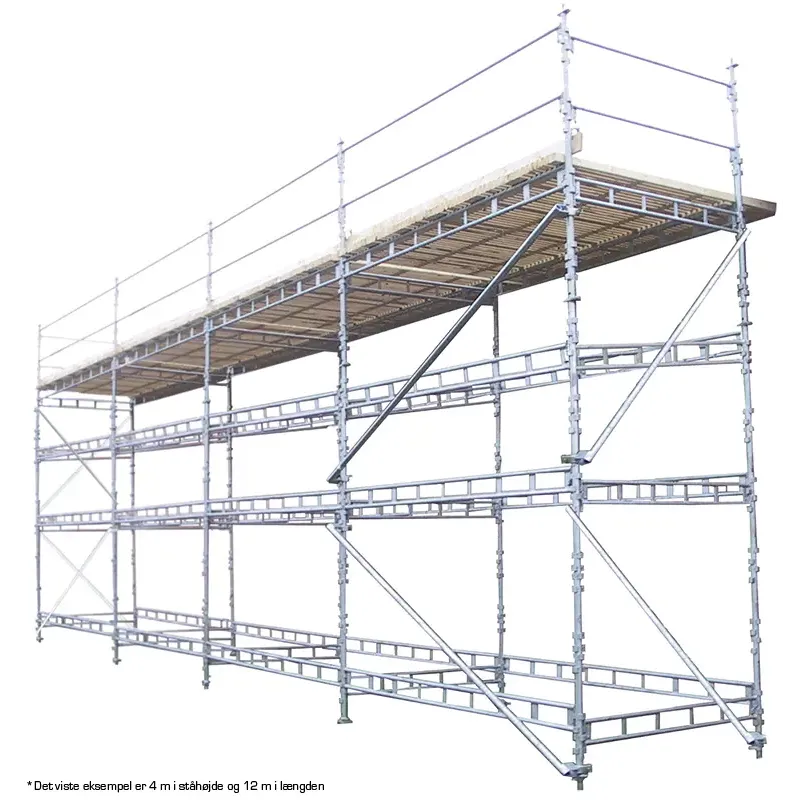 Jumbo Murerstillads Sæt Mureropb  Træ 6x5m 266006-mt