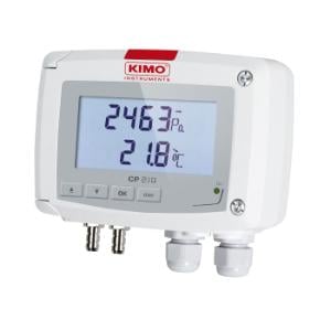 Kimo Cp212-ho- Differenstryktransmitter Med Mulighed For Måling Af Lufthastighed Og Flow