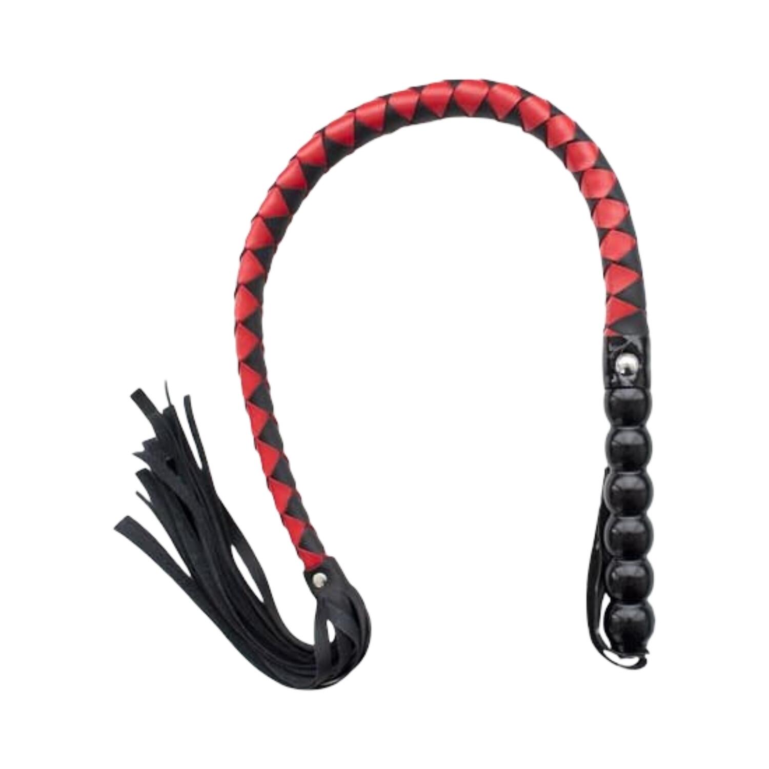 Kiotos Mahogany Short Whip Black Red 85cm