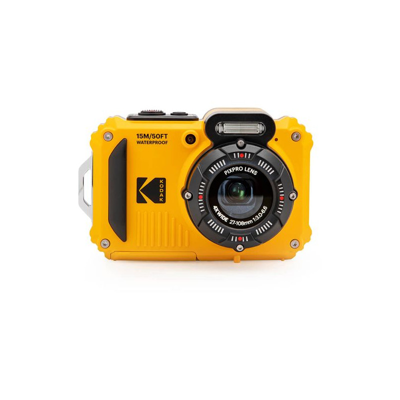 Kodak Pixpro Wpz2 5x Wp 16mp Wi-fi  Gul Digitalt Kamera