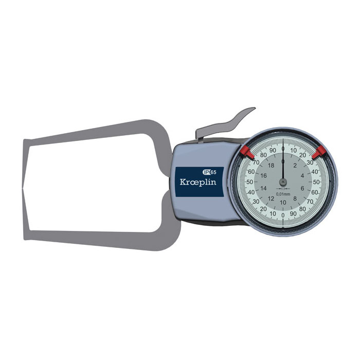 Kroeplin D220s Udvendigt Måleur -20 Mm Analog
