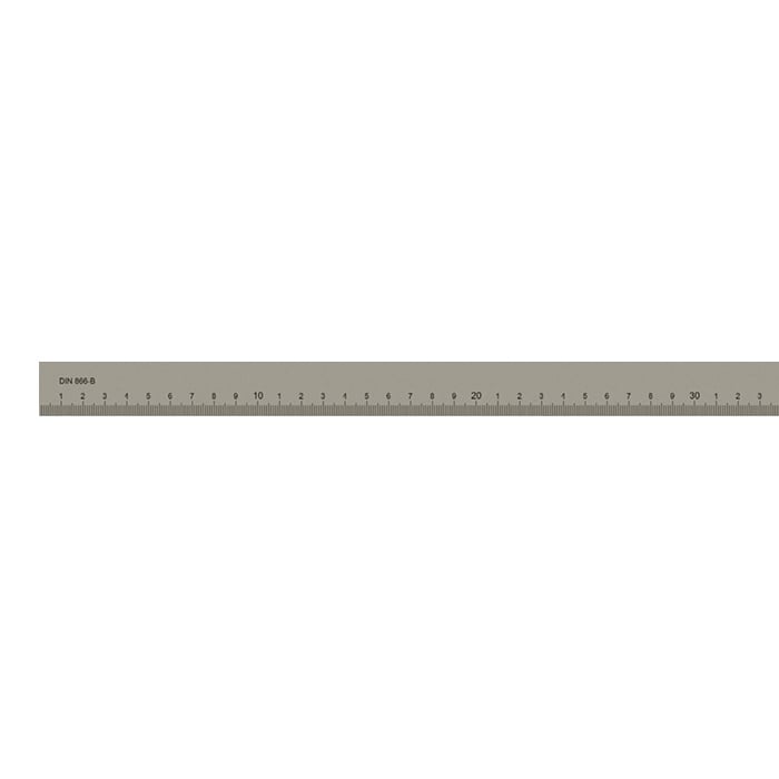 Målestav Form   1500x30x6 Mm Din 866