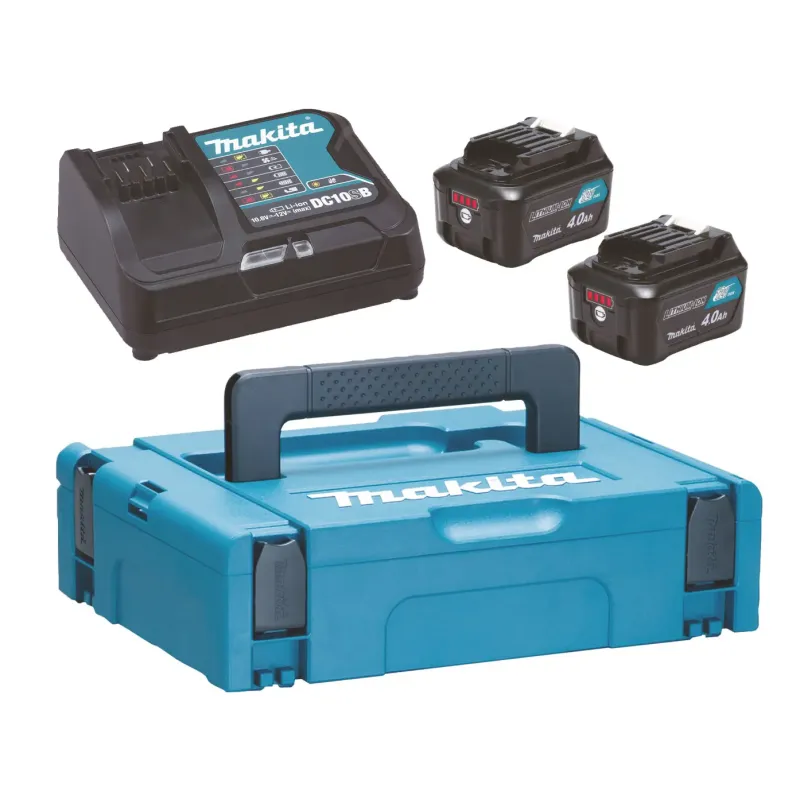 Makita Batteripakke 2xbl1040b Dc10sb 197641-