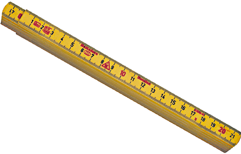 Meterstok Gul Glasfiber G59- -10 Gu Mm Mm      Og 10 Led