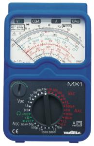 Metrix Mx Mål 1500v Ac Dc Sikkert Med Et Robust Viserinstrument