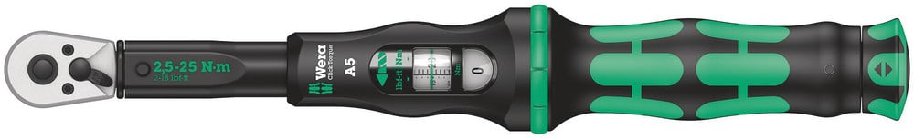 Momentnøgle Click-torque A5     Quot  4kt    -25 Nm