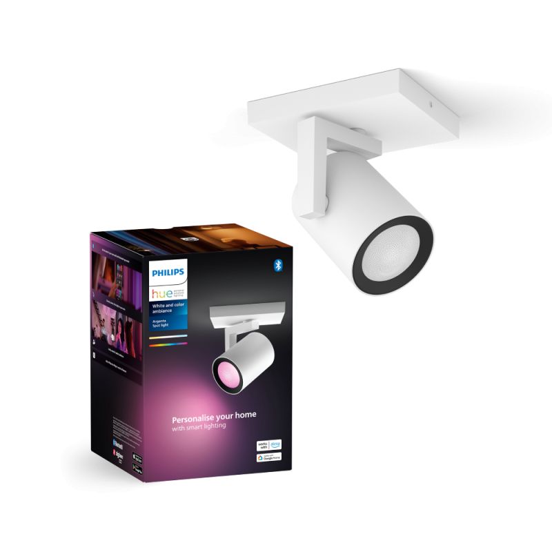 Philips Hue Argenta White And Color Ambiance Enkelt Spot Hvid   2w Bluetooth