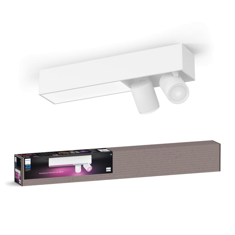 Philips Hue Centris White And Color Ambiance Led  -spot Hvid 2x5 7w
