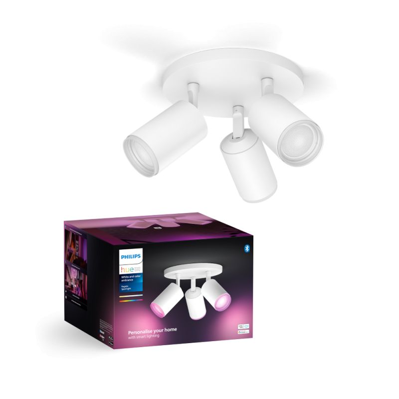 Philips Hue Fugato White And Color Ambiance Spiral Spot Hvid Med   Spots