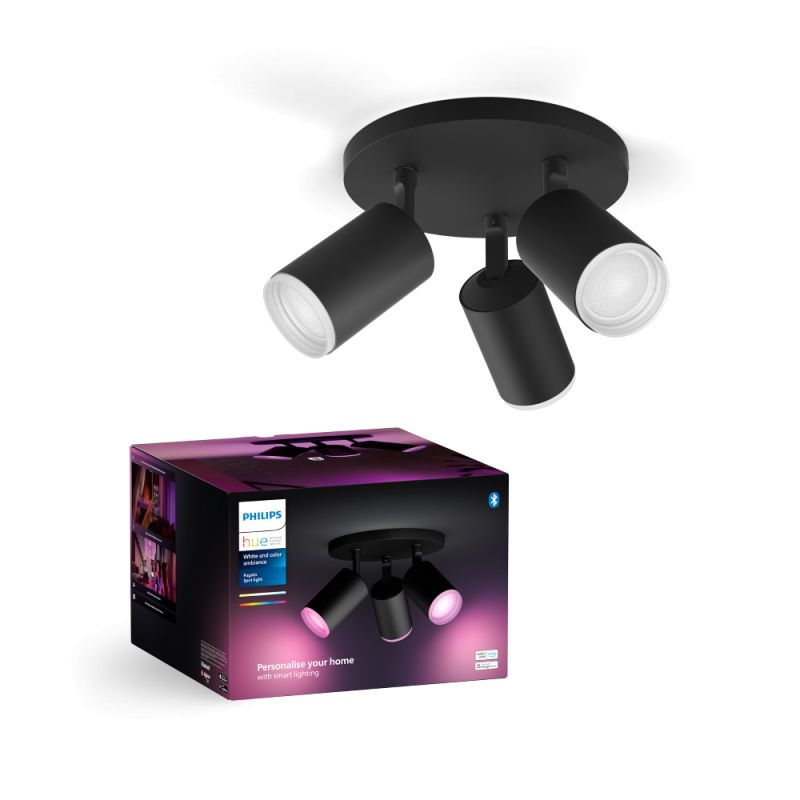 Philips Hue Fugato White And Color Ambiance Spiral Spot Sort Med Spots