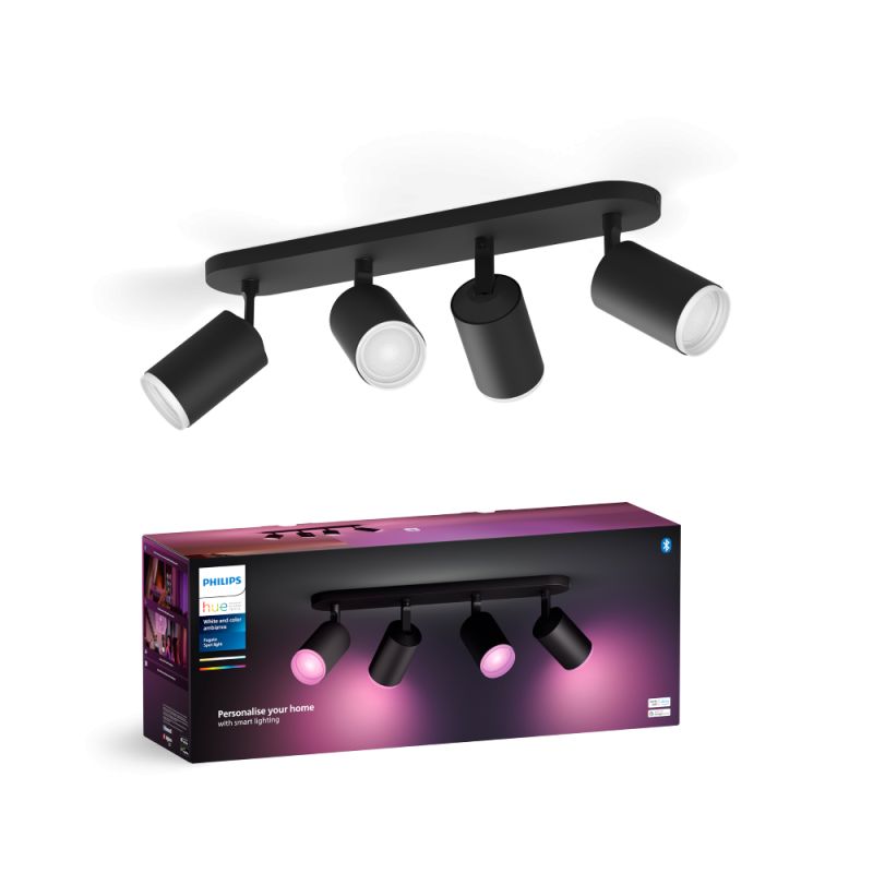 Philips Hue Fugato White And Color Ambiance Spiral Spot Sort Med   Spots