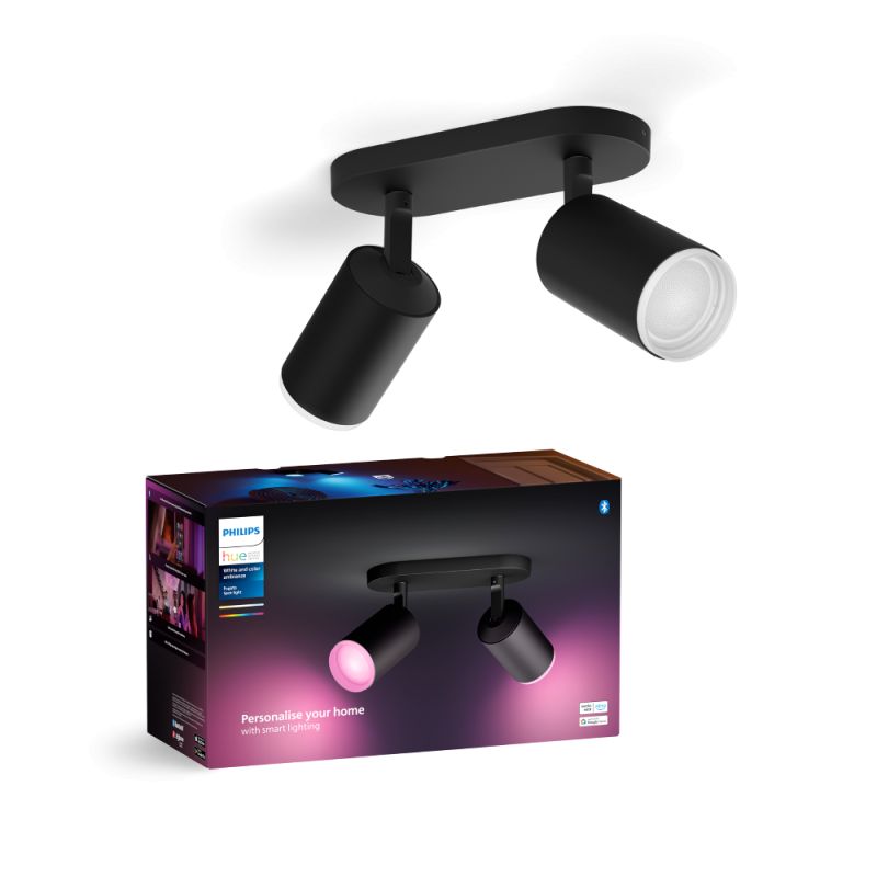 Philips Hue Fugato White And Color Ambiance Spiral Spot Sort Med Spots