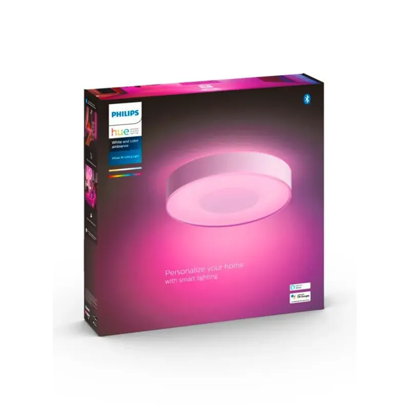Philips Hue Infuse White And Color Ambiance Medium ø381 Mm Led Loftlampe Hvid 33 5w