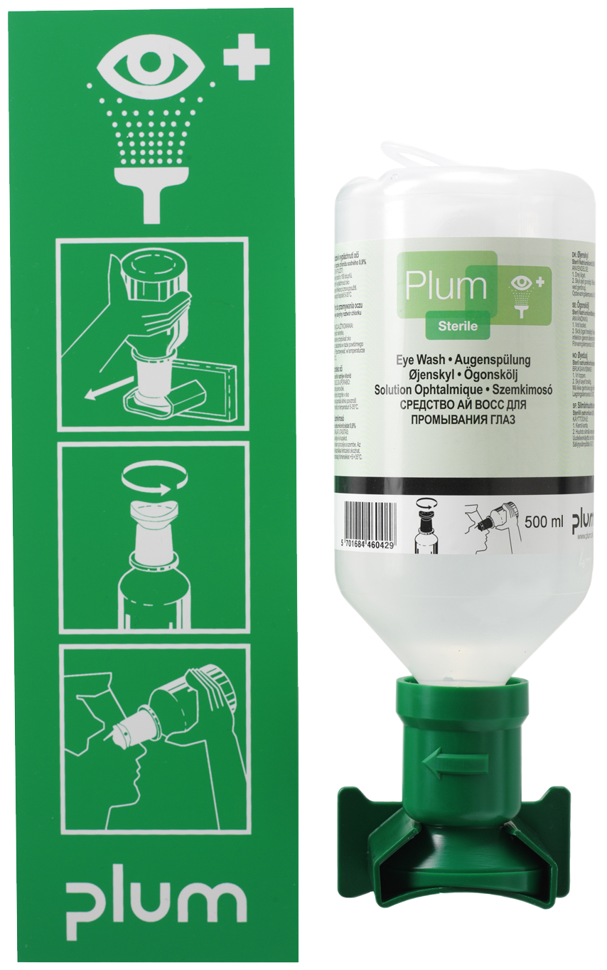 Plum øjenskyllestation      Flaske