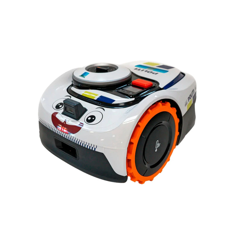 Politibil Hvid Skins Folie Til Segway Navimow I105e  I108e  I206 Awd  I208 Awd  I210 Awd
