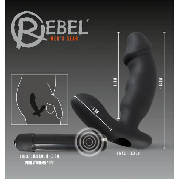 Rebel Men Gear Cock-shaped Vibe