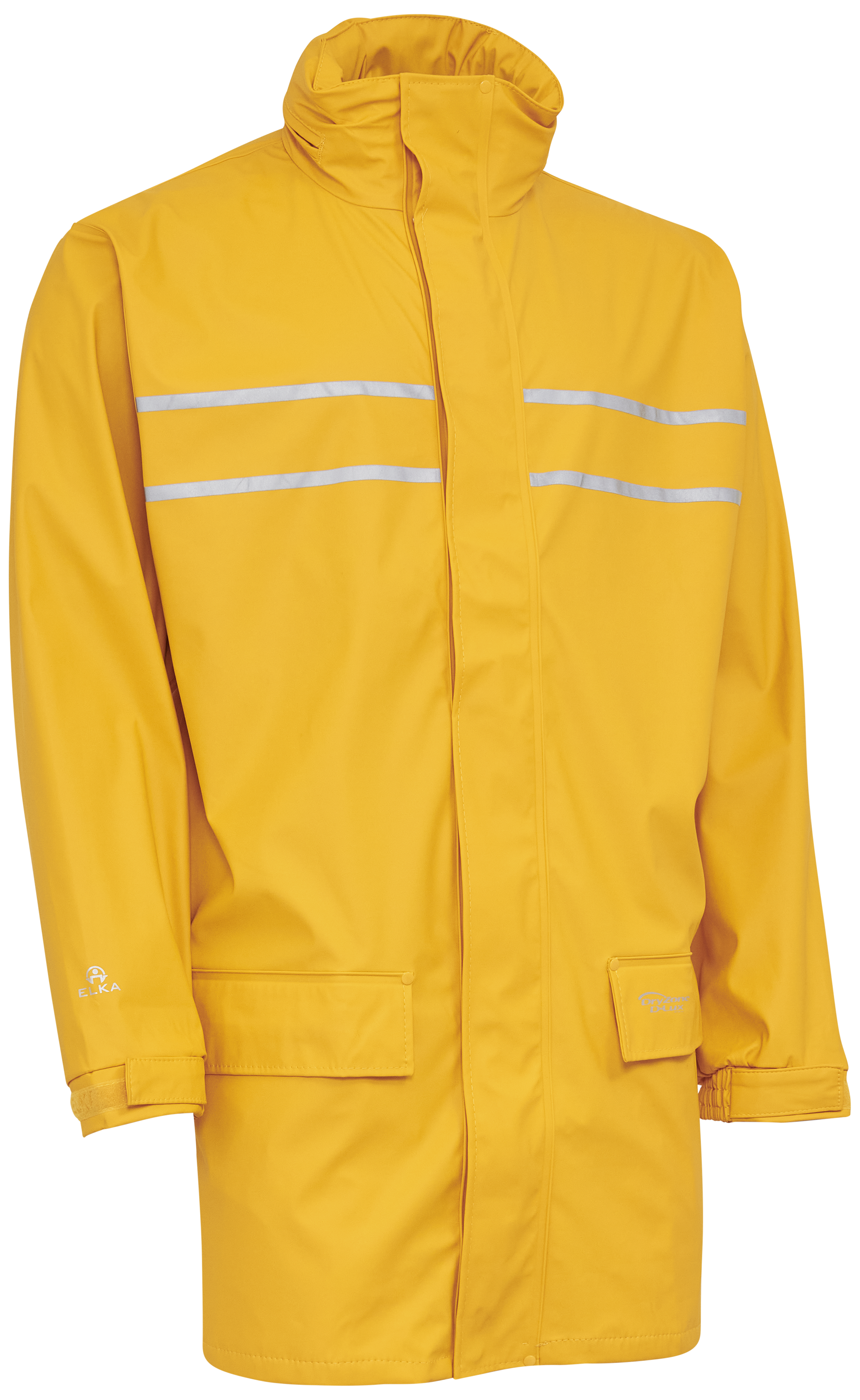 Regnjakke   Refleksstriber Pu 026301 Gul Str  Xs