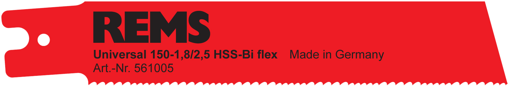 Rems Rør-bajonetsavklinge Uni 150-          Pk