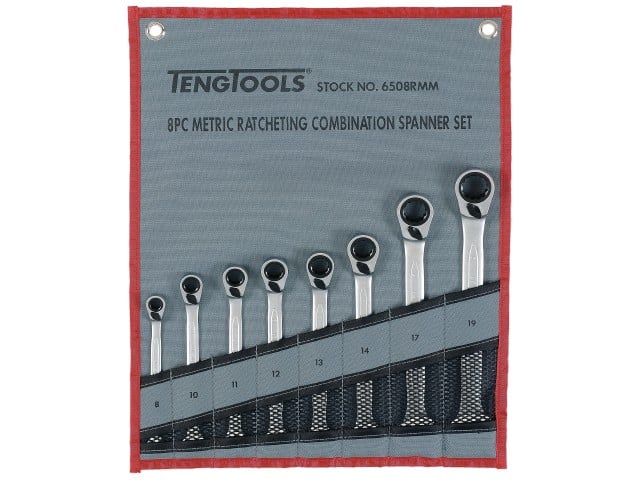 Teng Tools Ring-Gaffelnøgler Sæt med Skralde - Kvalitet!