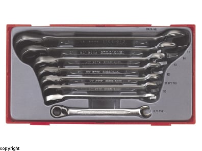 Teng Tools Ringgaffelskraldenøgler Sæt Tt6508r - Uundgåeligt værktøj!
