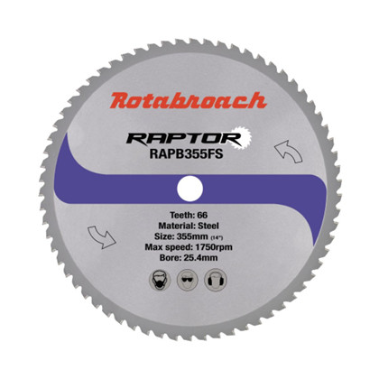 Rotabroach Raptor Hm Klinge 355x25   Z66