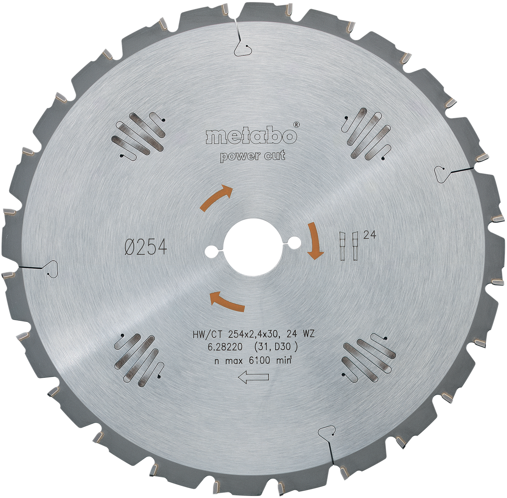 Rundsavklinge Til Træ 254ã   4ã 30mm Hw Ct Z24 Wz