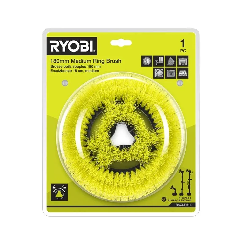 Ryobi Medium Rund Børste Racltm18