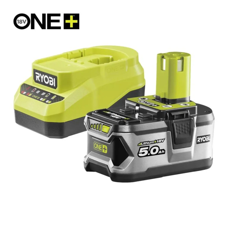Ryobi 18v Lithium  Batteri Og Lader          Ah  Rc18120a-150