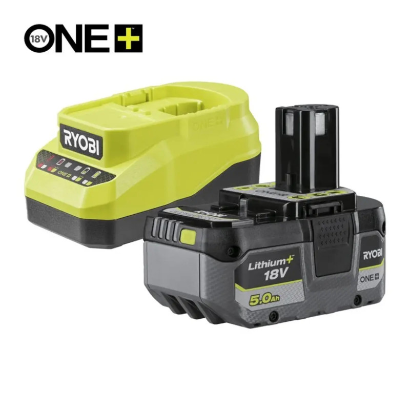Ryobi 18v Lithium  Batteri Og Lader          Ah  Rc18120a-150x