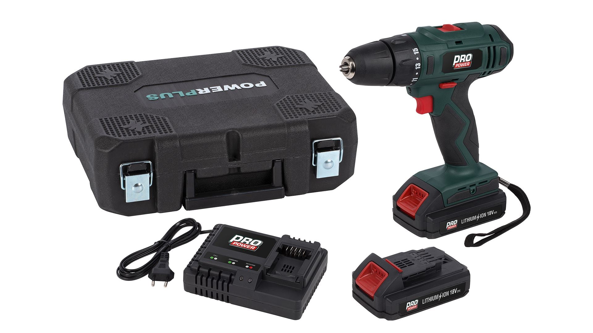 Skruemaskine 18 Volt Med   Batterier