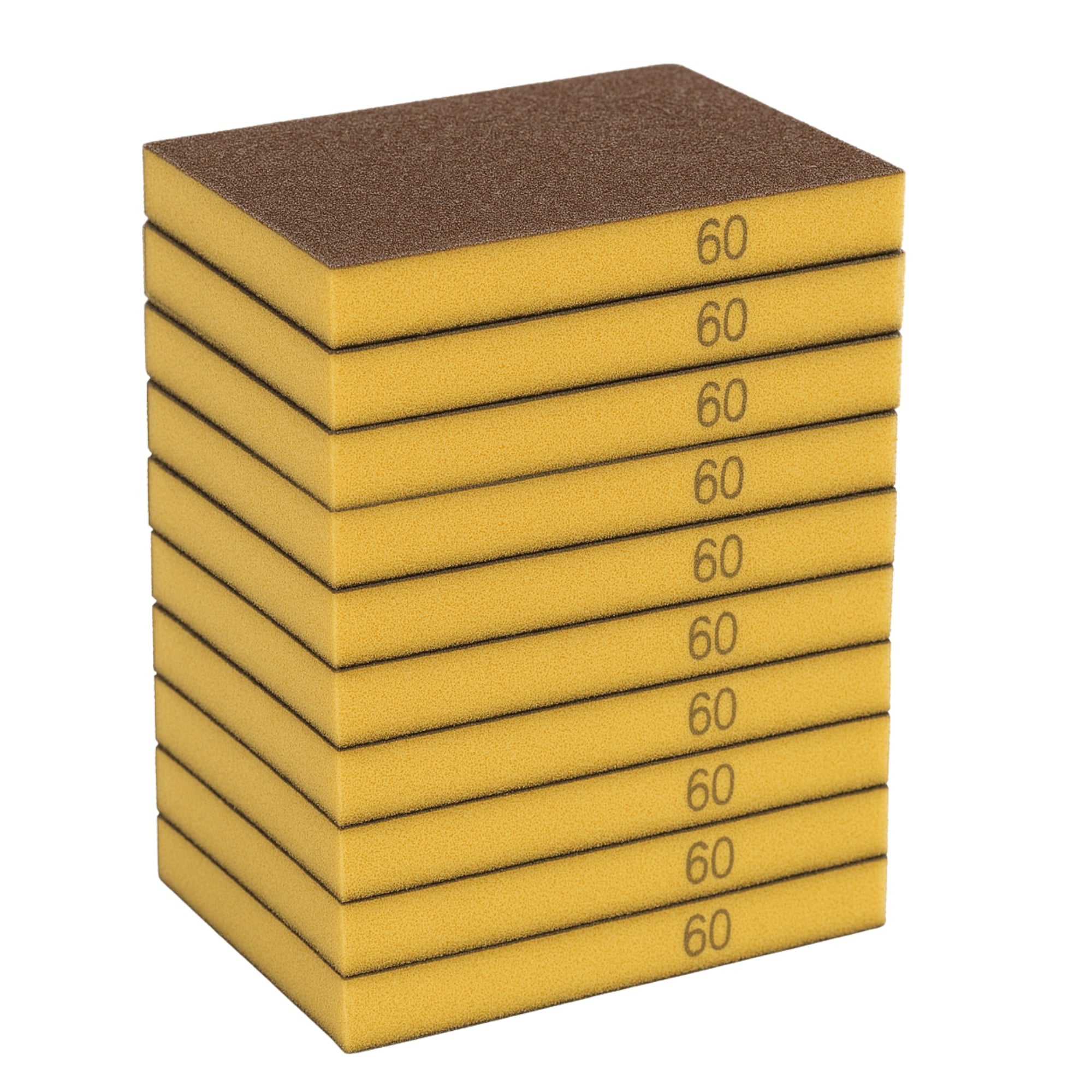 Slibesvampe 120x98x12 Mm 10 Stk Korn P60
