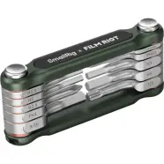 Smallrig 4814   Film Riot 10-in-  Folding Wrench Set With Multiple Angle Positioning Green