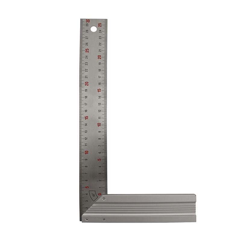 Snedkervinkel 150x120 Mm Med Kraftig Base   Aluminium