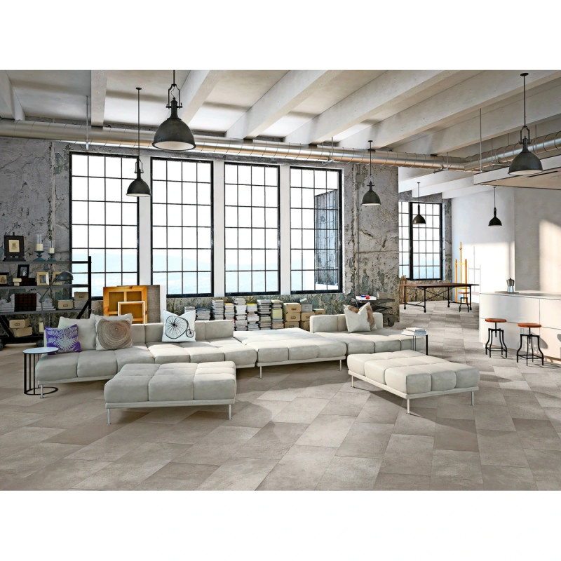 Solid Light Grey Rett  60x60 87454100