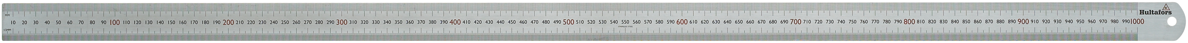 Stållineal Stl 1000   35 Mm Refleksfri  Mm Gradering