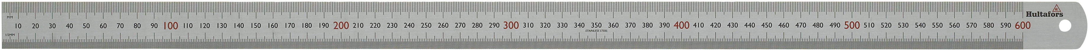 Stållineal Stl 600   28   Mm Refleksfri  Mm Gradering
