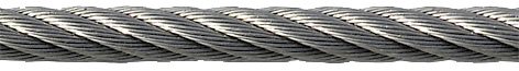 Stålwire A4 7ã 19 12mm