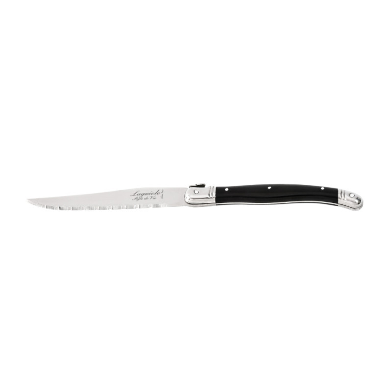 Steak Knive Laguiole Black Sæt Med   Stk  Sdv