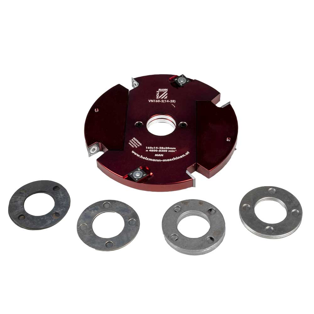 Stilbar Notfræser  -delt ø160 Mm 14-28 Mm Holzmann Vn160-  14-28