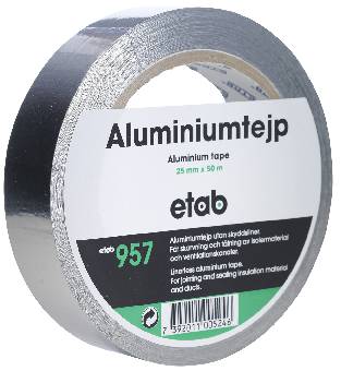 Tejp Aluminium 957 25mmx50m