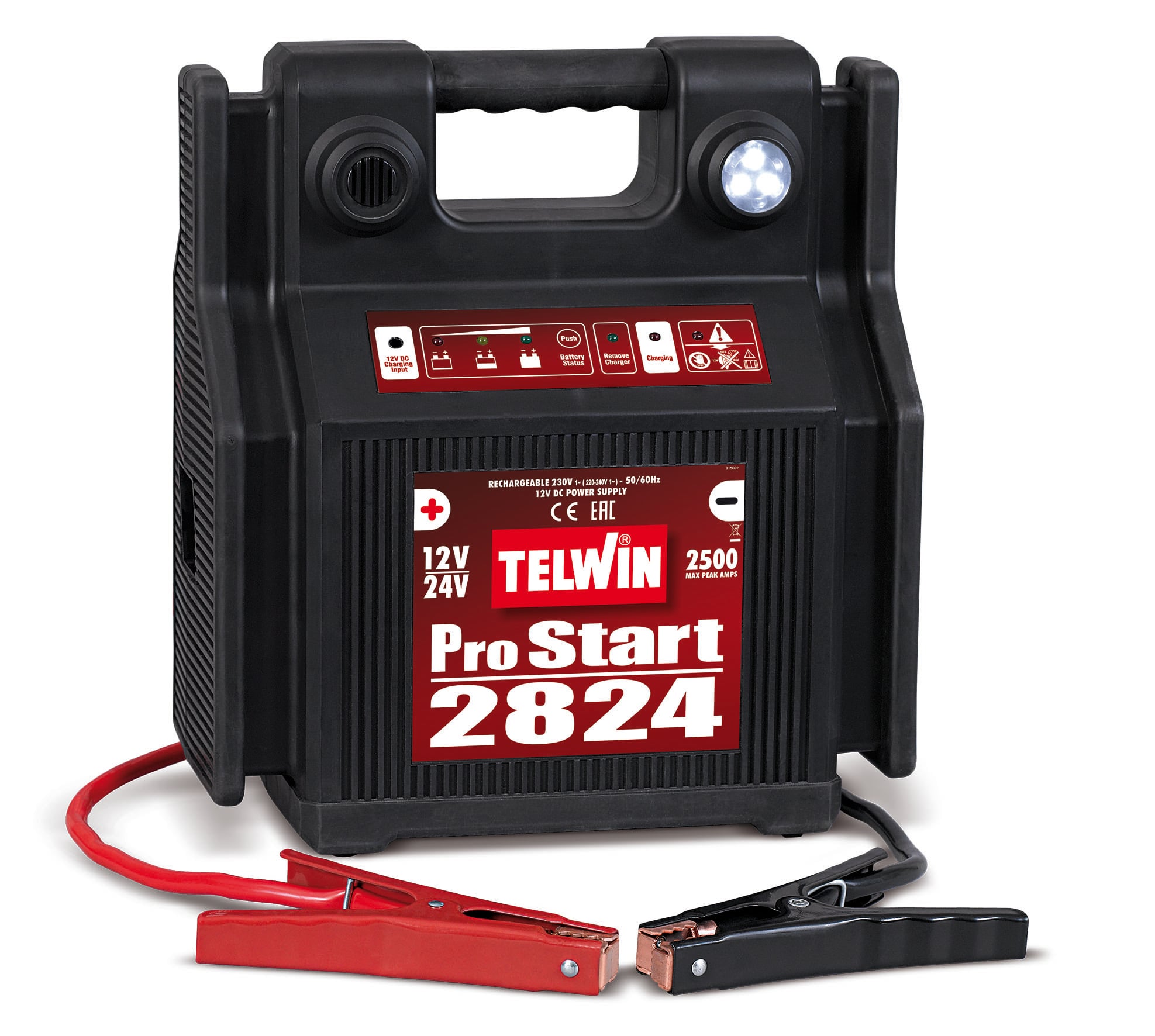 Telwin Bærbar Batterilader 12-24V – Effektiv Starthjælp