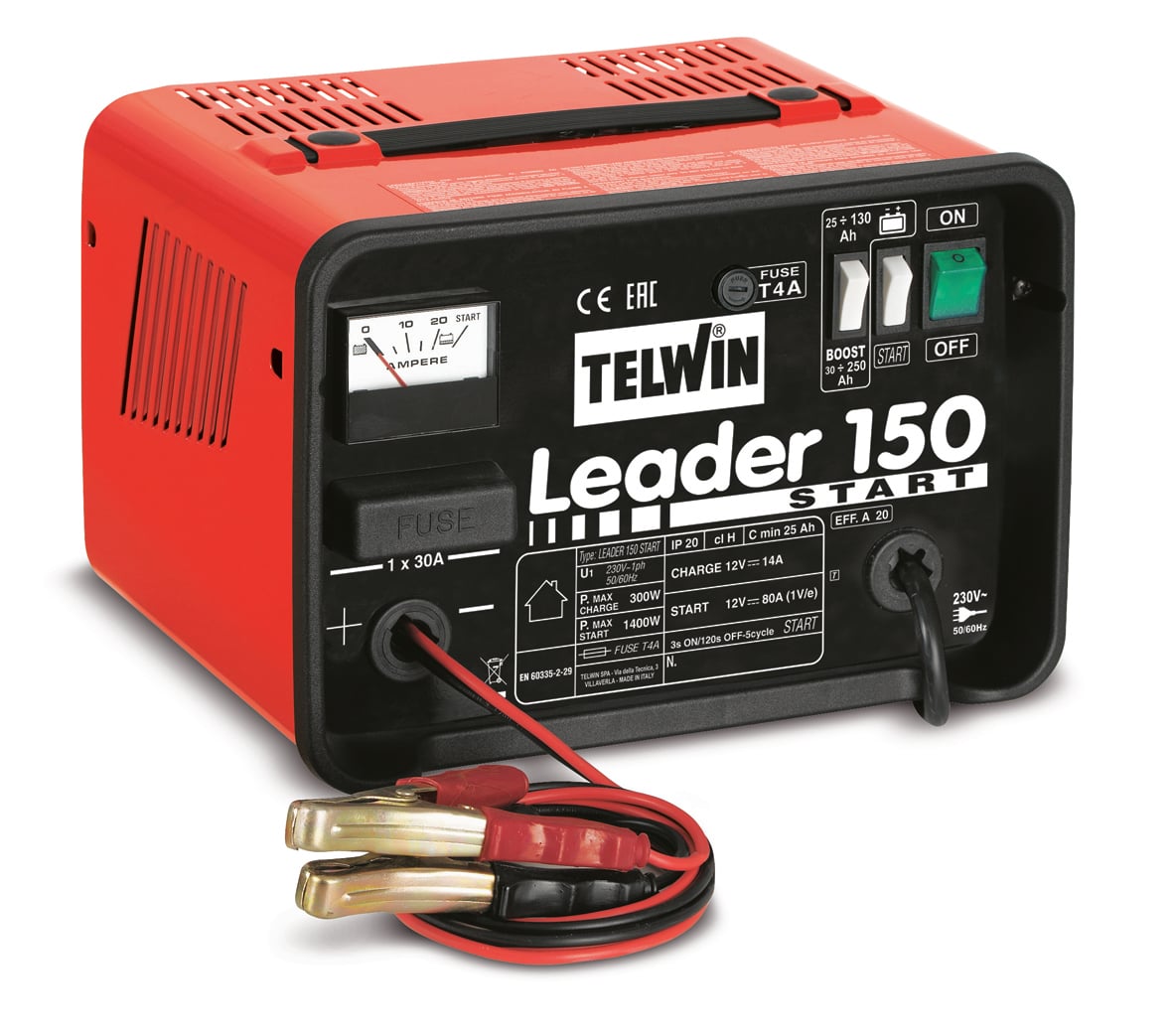Telwin Batterilader Med Starthjælp 12
