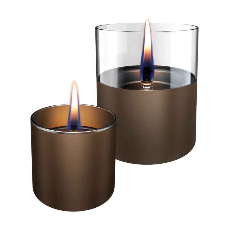Tenderflame Lilly 10 Giftset Chocolate Glass Lanterne