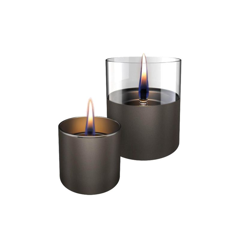 Tenderflame Lilly 10 Giftset Gun Metal Glass Lanterne