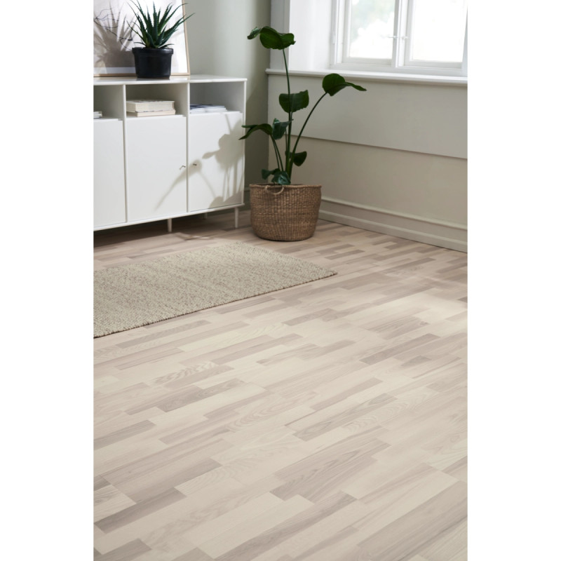 Timberman Parket Ask Acc  Ultramat Hvid 13x190x2200mm 144017s