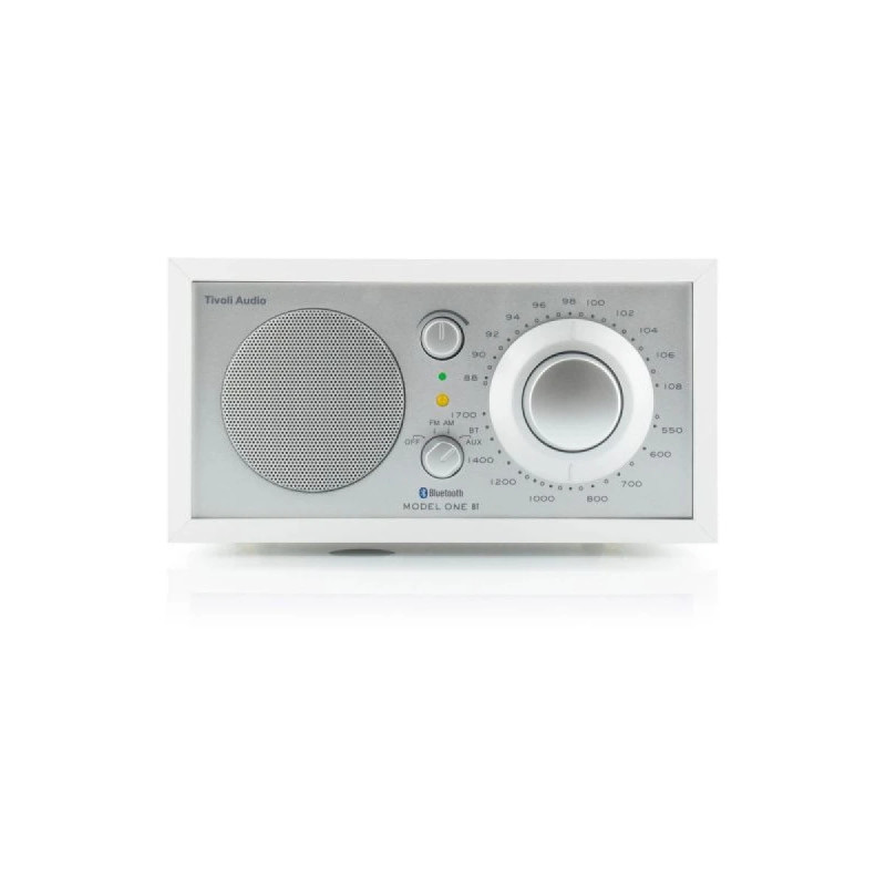 Tivoli Audio Model One Bt  White Silver Fm Am Radio Med Bluetooth