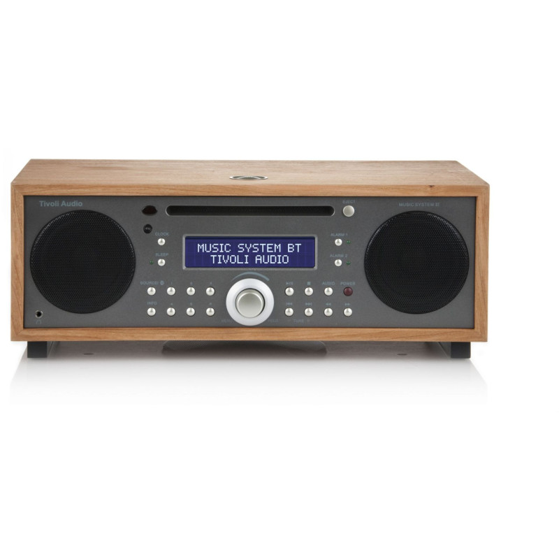 Tivoli Audio Music System Bt Cherry Metallic Taupe Cd Fm Am Aux Bluetooth Hifi System